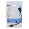 Flexible HDMI adapter, 0,2m, HDMI M/F, UHD DELTACO / HDMI-21F