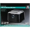 HDD dėžutė DELTACO SATA 2x 2.5" ar 3.5" USB 3.0 / MAP-GD35U3