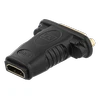 Goobay HDMI adapteris, 1080p @ 60Hz, HDMI 19 kontaktų - DVI-D mo, auksinės spalvos jungtys, juodos DELTACO / HDMI-10A