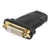 Goobay HDMI adapteris, 1080p @ 60Hz, HDMI 19 kontaktų - DVI-D mo, auksinės spalvos jungtys, juodos DELTACO / HDMI-10A