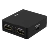HDMI adapteris DELTACO 1xHDMI, 2XHDMI out, 6.75 Gbit, juodas / HDMI-7050