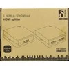 HDMI adapteris DELTACO 1xHDMI, 2XHDMI out, 6.75 Gbit, juodas / HDMI-7050