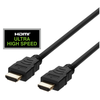 HDMI kabelis DELTACO ULTRA High Speed, 0.5m, eARC, QMS, 8K at 60Hz, 4K at 120Hz, juodas / HU-05