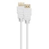 HDMI laidas DELTACO ULTRA High Speed, 48Gbps, 2m, eARC, QMS, 8K prie 60Hz, 4K prie 120Hz, baltas / HU-20A