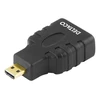 HDMI - micro HDMI adapteris DELTACO 4K UHD 30Hz, juodas / HDMI-24-K / R00100027