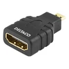 HDMI - micro HDMI adapteris DELTACO 4K UHD 30Hz, juodas / HDMI-24-K / R00100027