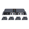 HDMI siųstuvas DELTACOIMP per Ethernet kabelį, 1080p in 60Hz, iki 40m, juodas / HDMI-276