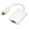 HDMI - VGA adapteris DELTACO 1920x1080 60Hz, 0.2m, baltas / HDMI-VGA8-K / R00140002