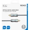 High End Toslink kabelis DELTACO optinis skaitmeninio garso kabelis, 3 m, juodas / TOTO-13-K / R00190003