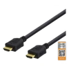 High Speed ​​Premium HDMI laidas, 0,5m, Ethernet, 4K UHD DELTACO juodas / HDMI-1005D