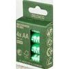 Įkraunamos AA baterijos DELTACO AA 2500mAh, pažymėtos "Nordic Swan" ekologiniu ženklu, 4 vnt. pakuotė / ULT-NH2500AA-4P