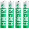 Įkraunamos AAA baterijos DELTACO 1000mAh,pažymėtos ekologiniu ženklu „Nordic Swan“, 4 vnt. pakuotė / ULT-NH1000AAA-4P