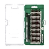 Išmaniųjų telefonų remonto rinkinys, 58 vnt., „Precision CRV“ DELTACOIMP žalia / VK-55