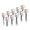 Išmanusis terasos/ kiemo apšvietimas DELTACO SMART HOME švelni balta ir RGB spalvos, sidabrinis / SH-DLK01