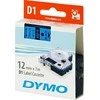 Juostelė DYMO D1 12mm x 7m, Juodai ant Mėlyno