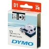Juostelė DYMO D1 12mm x 7m, vinilinė, juoda ant permatomo / S0720500 45010