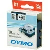 Juostelė DYMO D1 19mm x 7m, juoda ant balto / S0720830 45803
