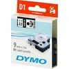 Juostelė DYMO D1 9mm x 7m, juoda ant permatomo / S0720670 40910