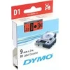 Juostelė DYMO D1 9mm x 7m, juoda ant raudono / S0720720 40917