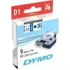 Juostelė DYMO D1 9mm x 7m, mėlyna ant balto / S0720690 40914
