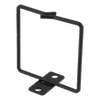 Kabelio žiedas vertikaliam montavimui, 80x80mm, metalas DELTACO juoda / 19-13s