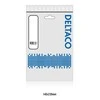 Kabelis DELTACO, 0.5m, CEE 7/16, IEC 60320 C7, Max 250V 2.5A, baltas/ DEL-109BR