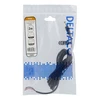 Kabelis DELTACO 5.5x2.1mm DC to open ended wire, 2m, 20AWG, juodas / DEL-109UB