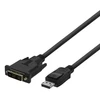 Kabelis DELTACO DisplayPort - DVI-D Single Link, 1080p 60Hz, 3m, juodas / DP-2030-K / 00110010