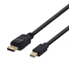 Kabelis DELTACO DisplayPort į mini DisplayPort, 4K UHD, 2m, juodas / DP-1121-K / 00110006