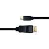 Kabelis DELTACO DisplayPort į miniDisplayPort, 4K UHD, 1m, juodas / DP-1111-K / 00110005