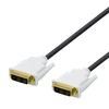 Kabelis DELTACO DVI-D Dual Link, 1080p 60Hz, 1m, juodas / 00120002