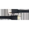 Kabelis DELTACO Flat High Speed su Ethernet HDMI, 4K UHD, 1m, juodas / HDMI-1010F-K / R00100002