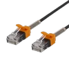 Kabelis DELTACO GAMING Cat6a, U/UTP, 500MHz, 2m, juodas / GAM-036