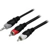 Kabelis DELTACO garso, 3.5mm-2xRCA, 3.0m / MM-141