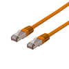 Kabelis DELTACO patch, S/FTP Cat6, LSZH, 2m, oranžinis / SFTP-62ORH