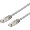 Kabelis DELTACO S/FTP Cat6 patch, LSZH, 1,5m, 250MHz, pilkas / SFTP-611H