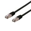 Kabelis DELTACO S/FTP Cat6 patch, LSZH, 15m, 250MHz, juodas / SFTP-615SH