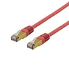 Kabelis DELTACO S/FTP Cat6a patch, Delta-sertifikuotas, LSZH, 2m, raudonas / SFTP-62RAH