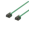 Kabelis DELTACO U / UTP Cat6a, 1m, 500MHz, žalias / UUTP-2022