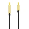 Kabelis DELTACO Itin plonas HDMI, 4K UHD, 3m, juodas/auksinis / HDMI-1043-K / 00100012