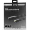 Kabelis DELTACO USB 2.0, 20.0m, juodas / USB2-EX20M