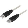 Kabelis DELTACO USB 2.0 "A-A", 2.0m, baltas-juodas / USB2-8