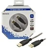 Kabelis DELTACO USB 2.0 "A-A", 2.0m, baltas-juodas / USB2-8-K