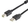 Kabelis DELTACO USB 2.0 "AB", 5.0m, aktyvus, juodas / USB-EX05M
