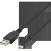 Kabelis DELTACO USB 2.0 Micro B, 2.4A, 3m, juodas / USB-303S-K / R00140010