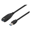 Kabelis DELTACO USB 3.0, 2m, juodas / USB3-1000