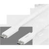 Kabelis DELTACO USB-C į USB-C, 1m, USB 3.1 Gen, E-Marker, 3A, baltas / USBC-1059M