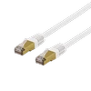 Kabelis DELTACO UTP, 10m, CAT6a, baltas / SFTP-610VAH