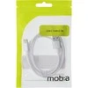 Kabelis MOB:A USB-A - Lightning 2.4A, 1m, baltas / 383203