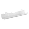 Kabelių valdymo kanalas po stalu DELTACO OFFICE atviras dizainas, 600 x 135 x 108 mm, baltas / DELO-0209